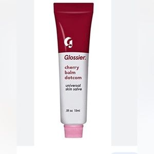 Glossier Cherry Balm Dotcom, original discontinued formula.